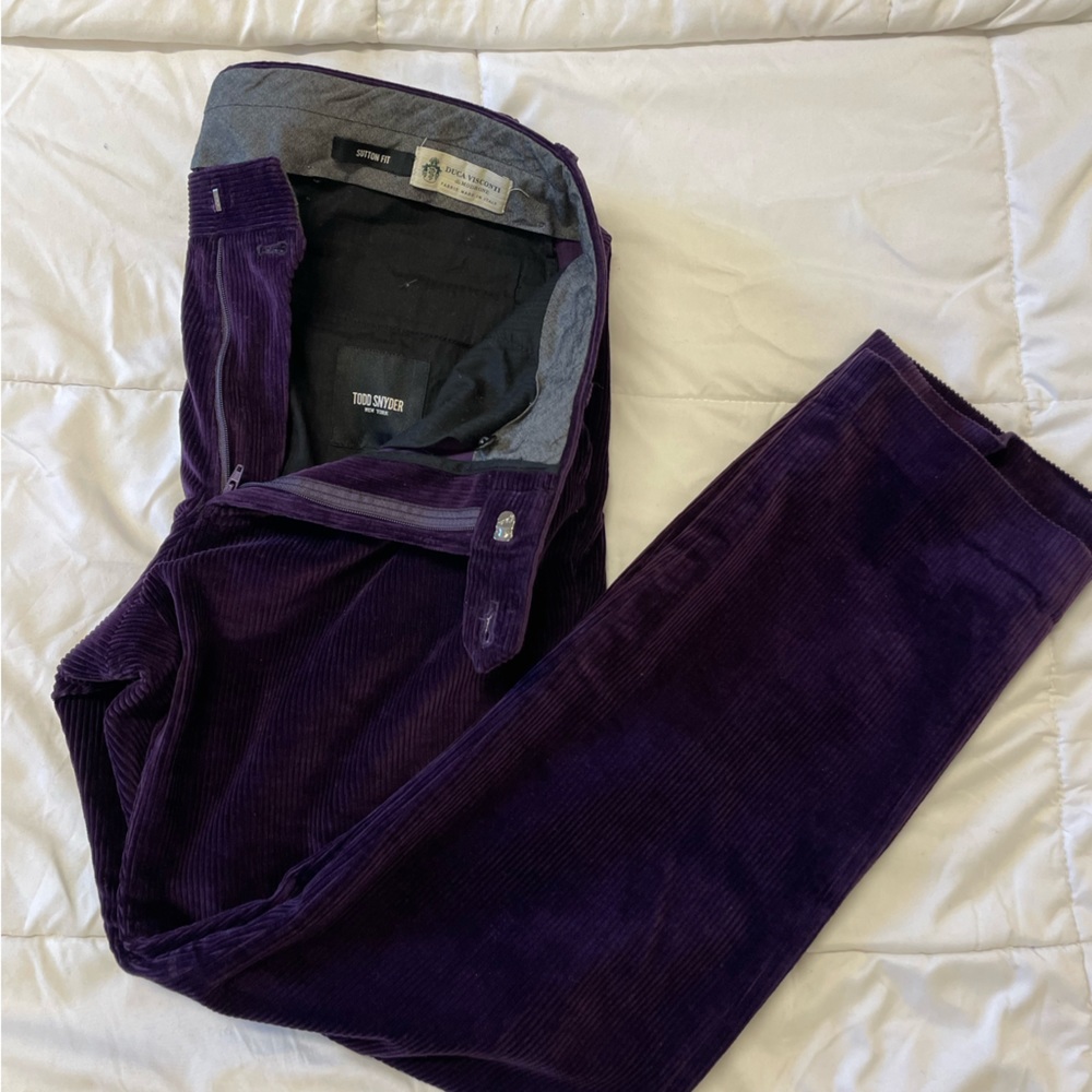 SLIM FIT CORDUROY PANTS